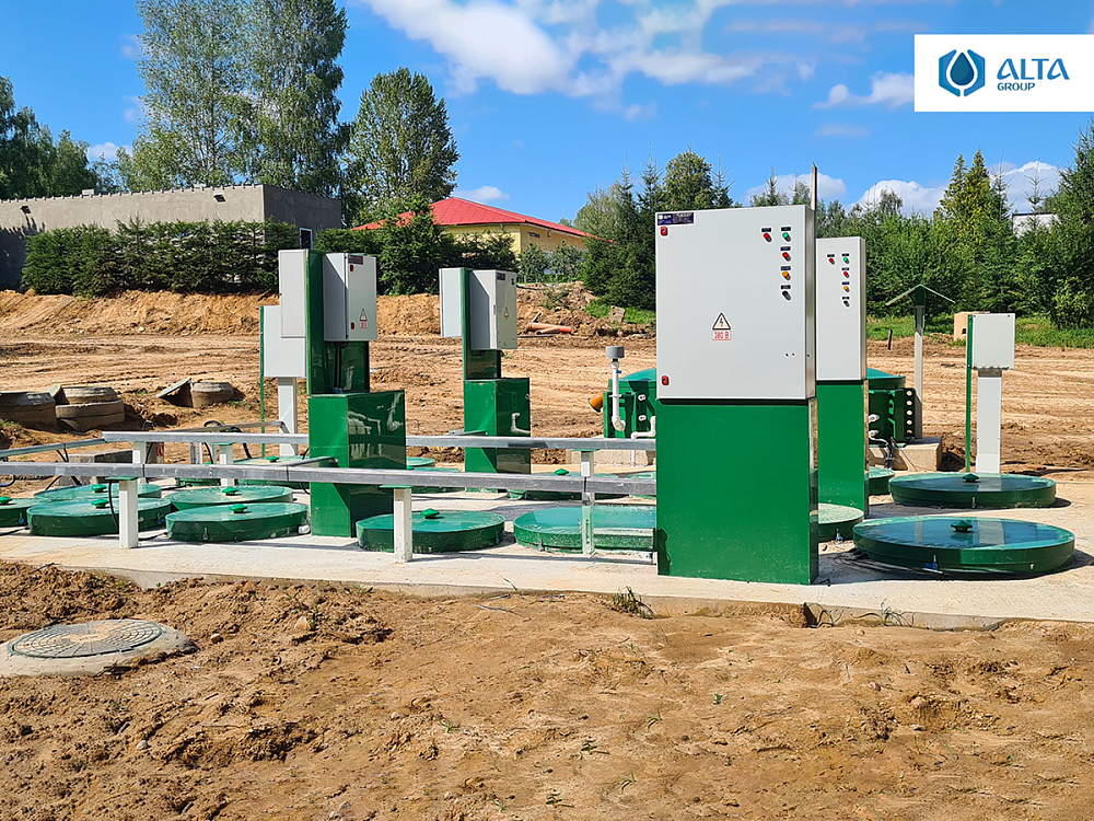 Хозяйственно-бытовой сток - 60 м3 в сутки - многофункциональный комплекс в Юхновке